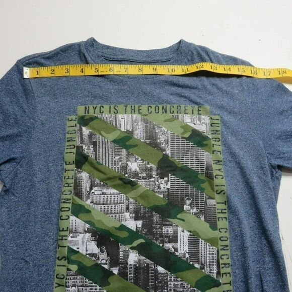 Aeropostale NYC New York City T-Shirt Men's Size Small Blue Short Sleeve - Picture 6 of 8